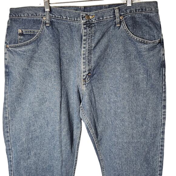 Wrangler Five Star Relaxed Fit Straight Leg Denim Jeans NWT Men's 42" x 30" - Picture 2 of 9